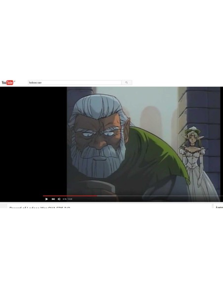 Record of Lodoss War anime cel