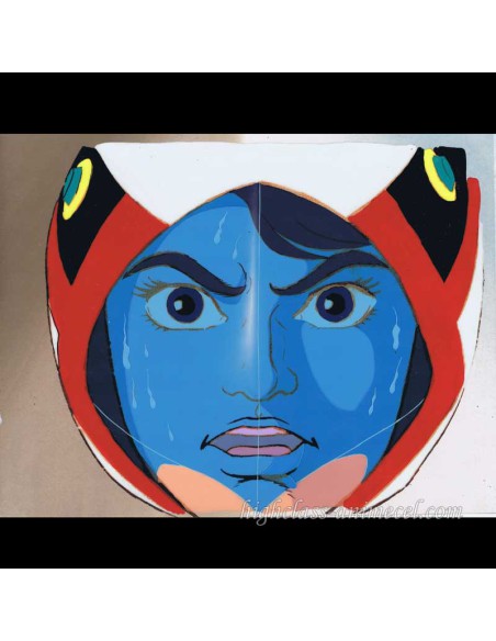 Gatchaman anime cel