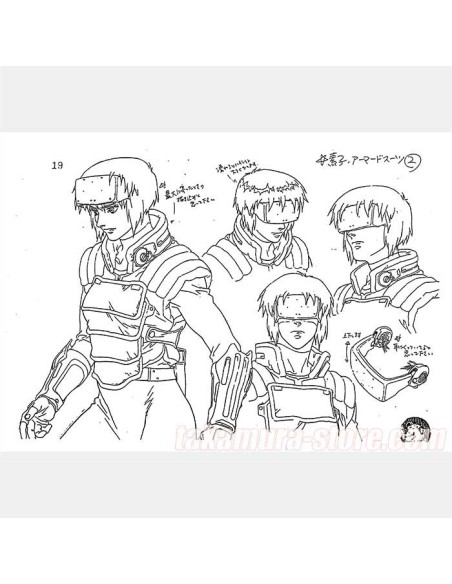 Ghost in the shell Model Sheets