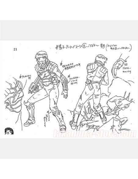 Ghost in the shell Model Sheets