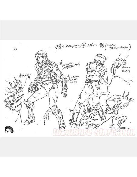 Ghost in the shell Model Sheets