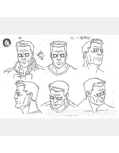 Ghost in the shell Model Sheets