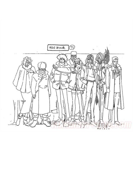 Cowboy Bebop model sheets