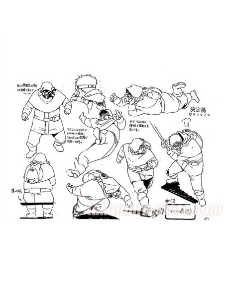 Cowboy Bebop model sheets
