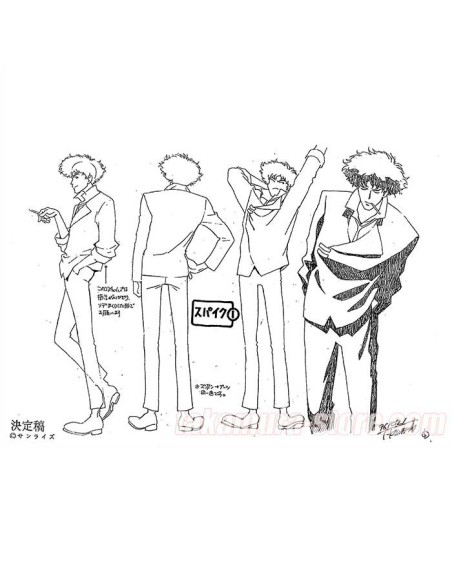 Cowboy Bebop model sheets
