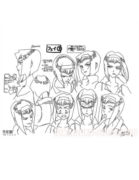 Cowboy Bebop model sheets