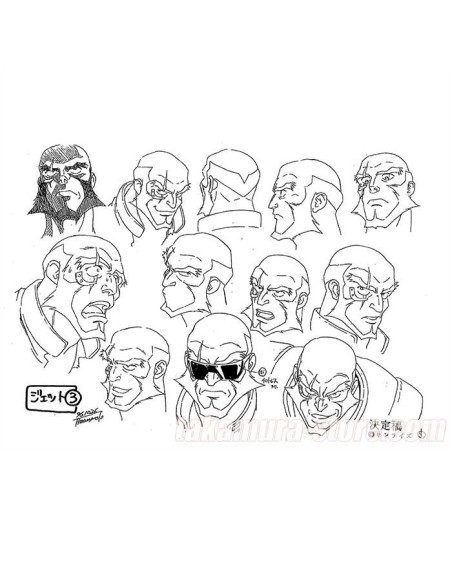 Cowboy Bebop model sheets