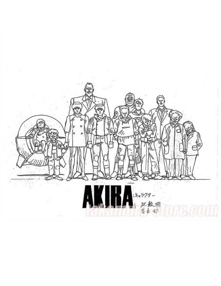 Akira Model Sheet