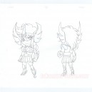 Saint Seiya/chevaliers du zodiac model sheet ORIGINAL