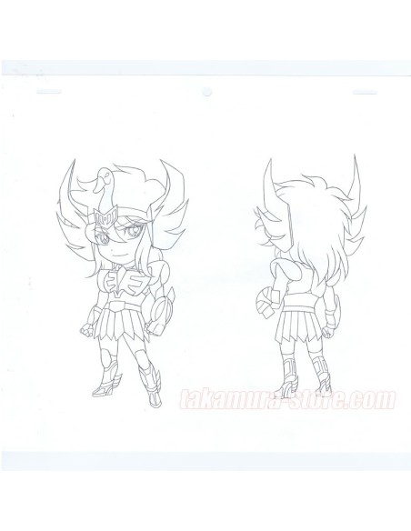 Saint Seiya Original sketch model sheet
