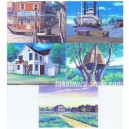Tom Sawyer Postcards set of 5 + stickers