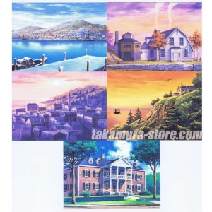 lot de 5 cartes postales + autocollants