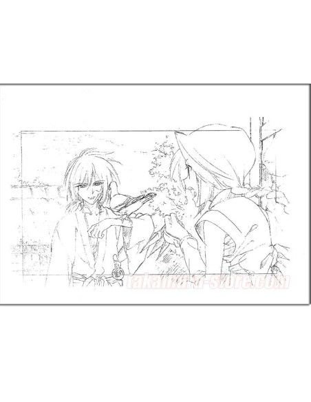 Kenshin model sheet - 14 pages