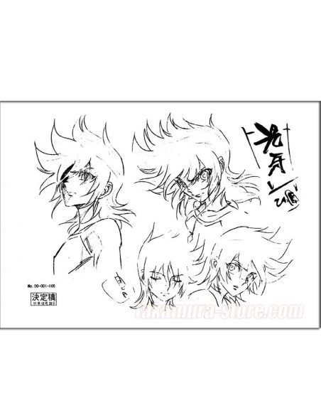  - Saint Seiya Model Sheets