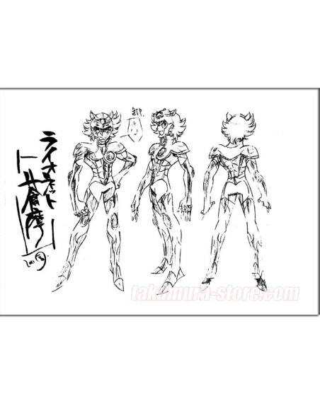  - Saint Seiya Model Sheets