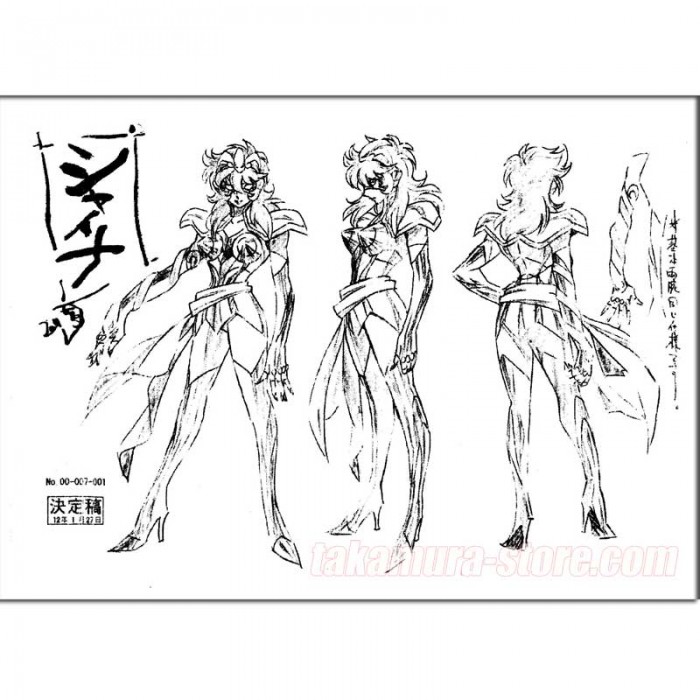 Saint Seiya Omega Model Sheets