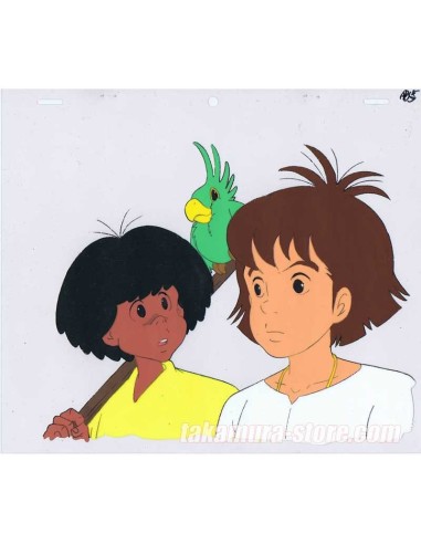 The Mysterious Cities of Gold anime cel