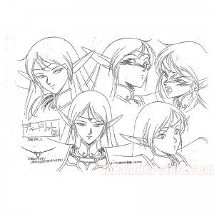 Lodoss War Model Sheets