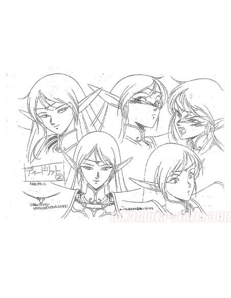 Lodoss War Model Sheets