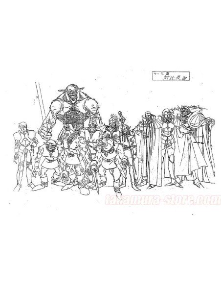 Lodoss War Model Sheets