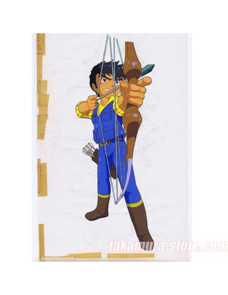 Ginga Nagareboshi Gin Anime cel Ginga Nagareboshi Gin Anime cel